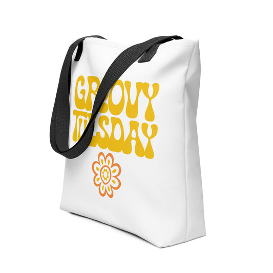 Groovy Tuesday Tote Bag (Yellow)