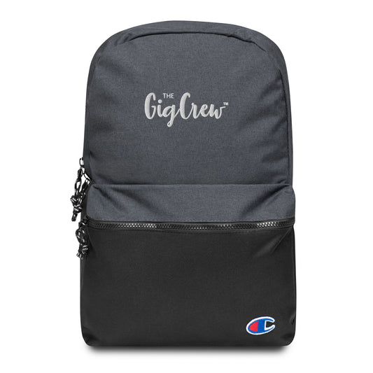 The Gig Crew Embroidered Champion Backpack