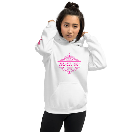 Rock In' Breast Cancer Support Unisex Hoodie