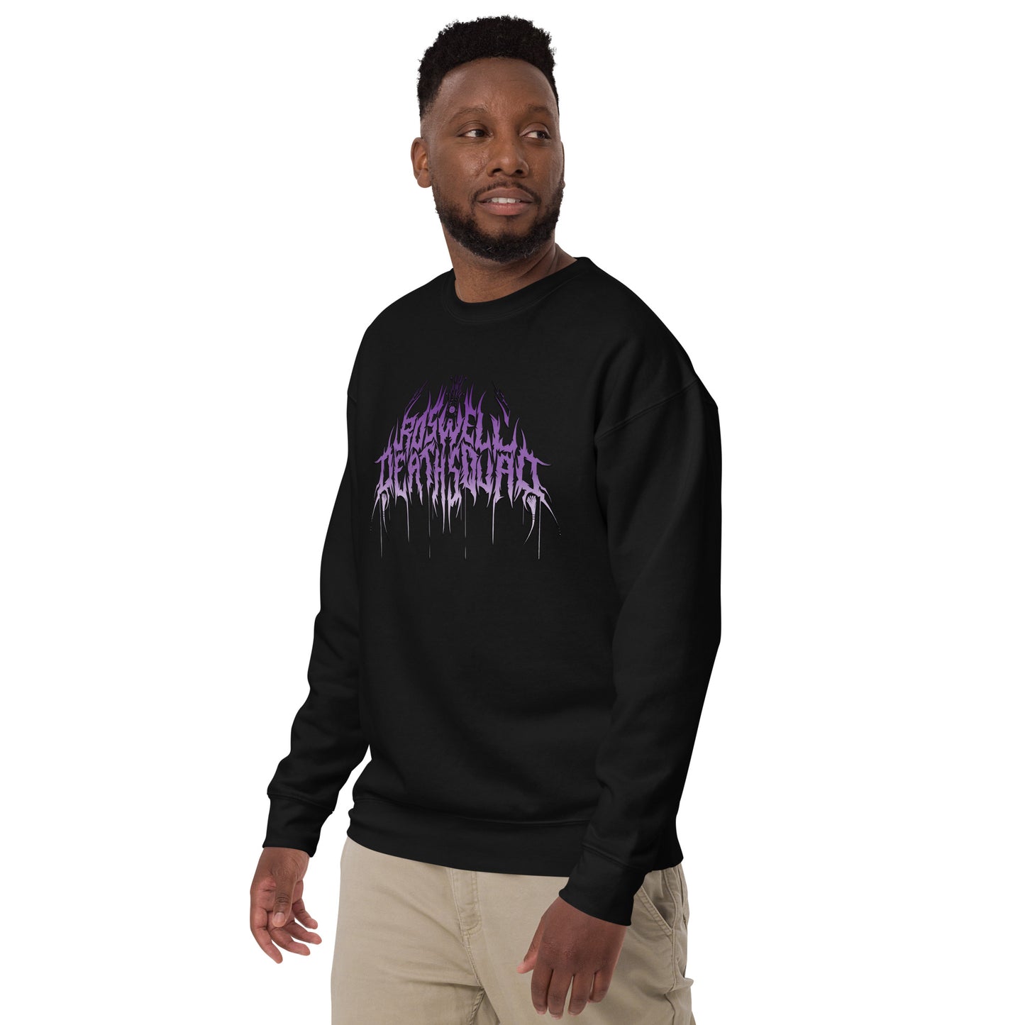 Roswell Deathsqual Unisex Sweatshirt (Purple Edition)