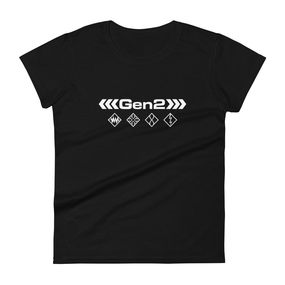 Gen2 "Future History Repeating" Women's Fitted Tee
