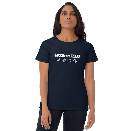 Gen2 "Future History Repeating" Women's Fitted Tee